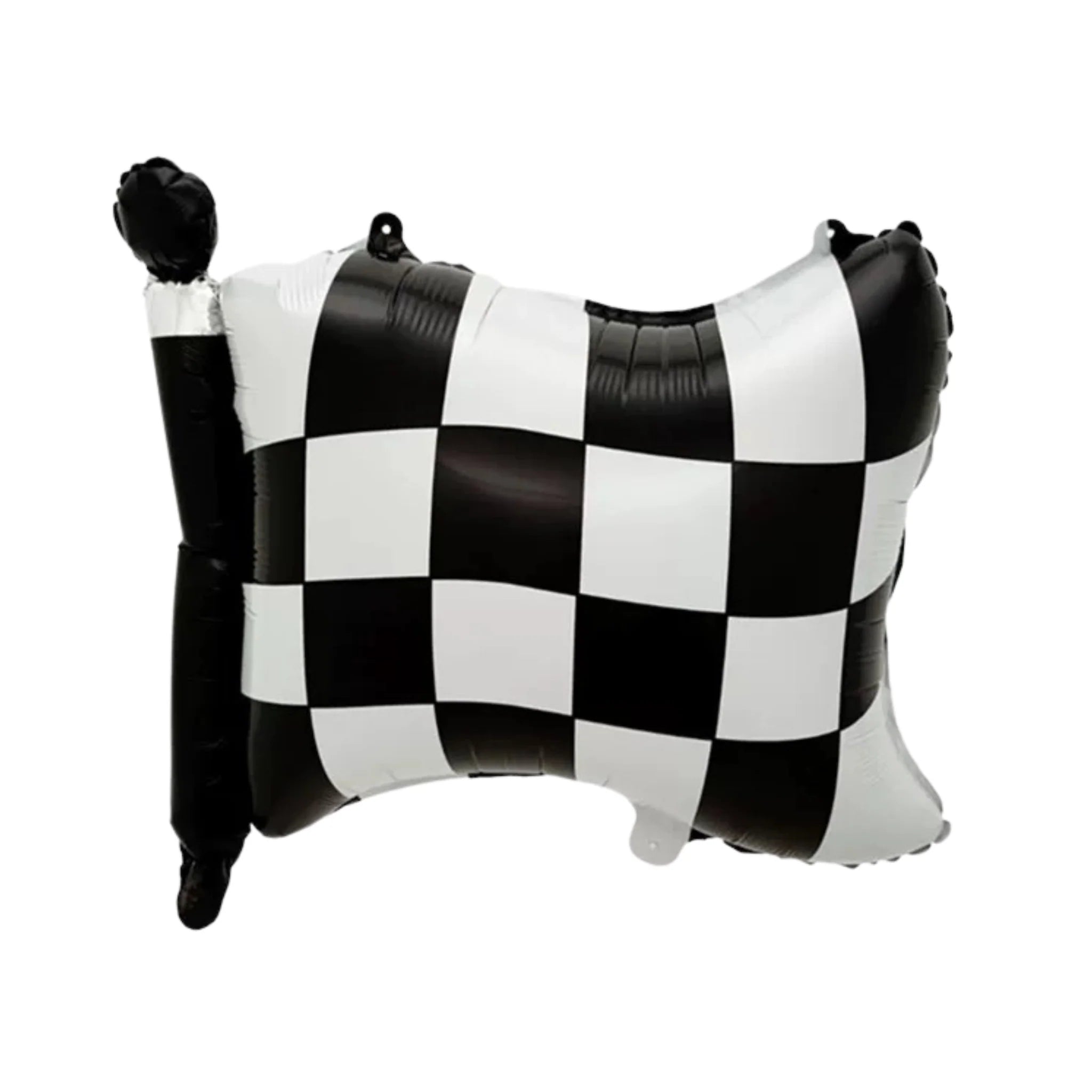 Checkered Square Flag Foil Balloon