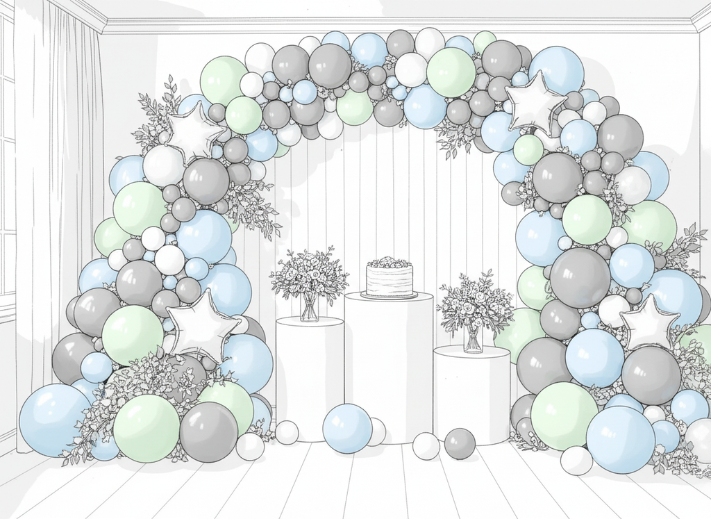 Customized Balloon Arch Celebration