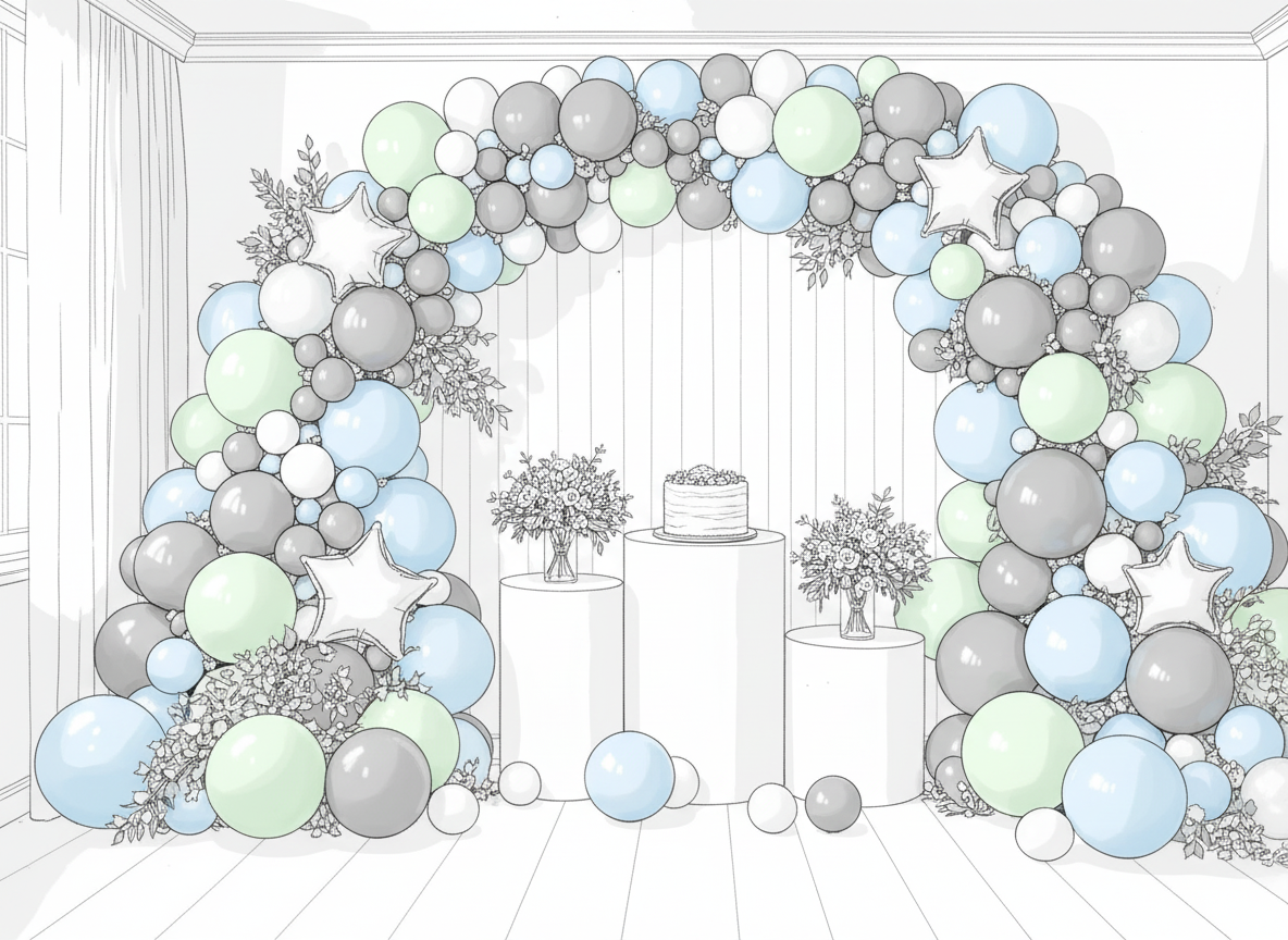 Customized Balloon Arch Celebration