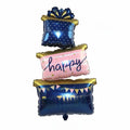 48" Birthday Theme Foil Balloon