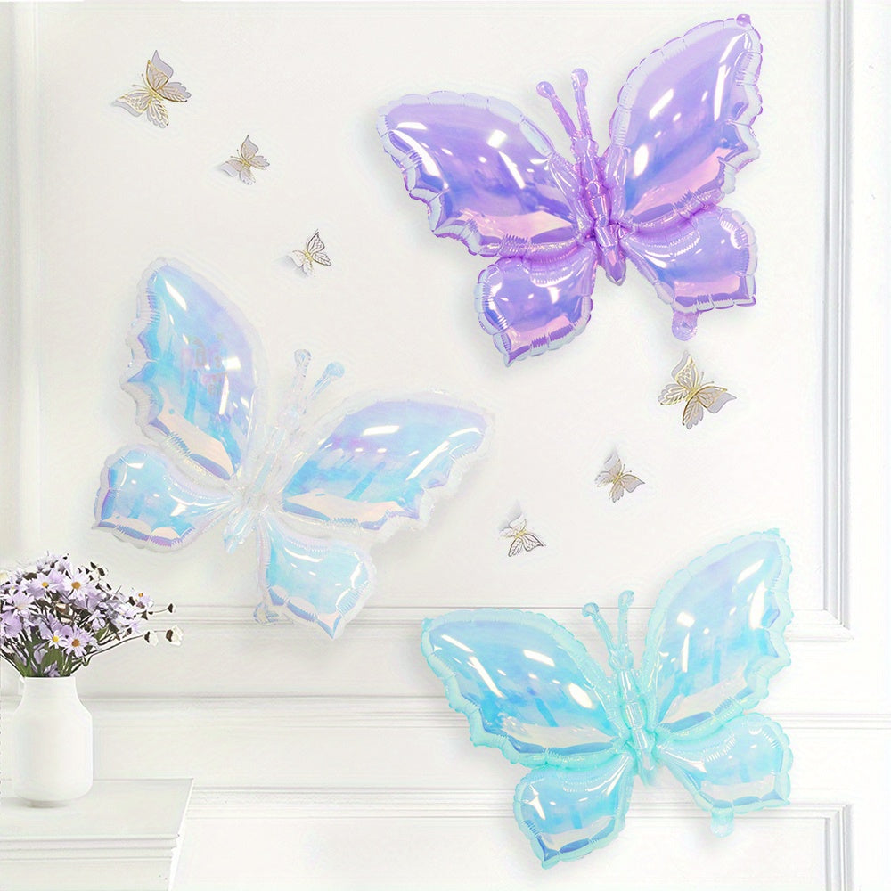 24" Pearl Butterfly Foil Balloon