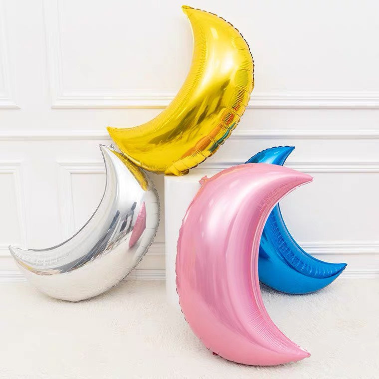 Crescent Moon Foil Balloon