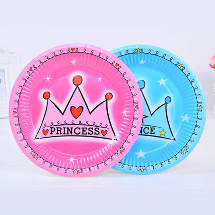 Prince/Princess Party Tableware Set