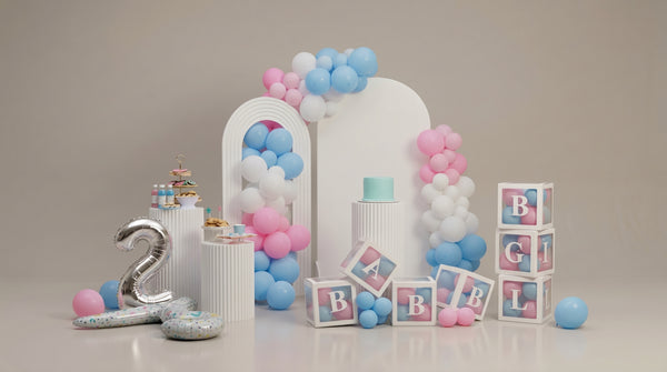 Gender Reveal setup 5