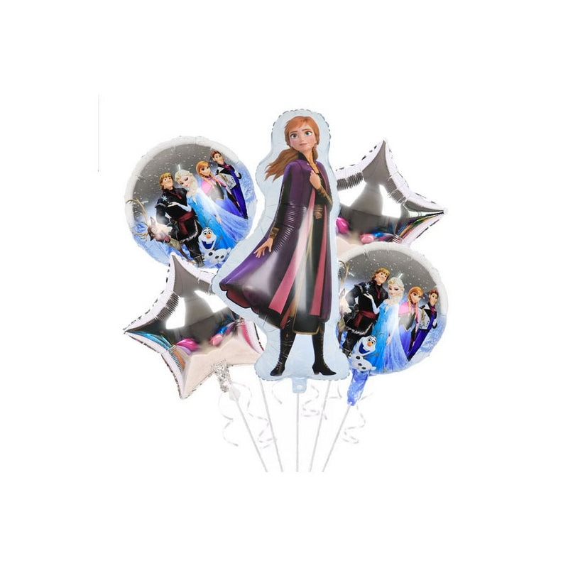 Frozen Theme Foil Balloon - White Set