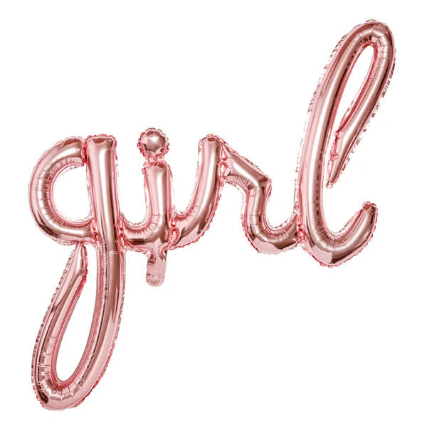 30" Boy/Girl Word Foil Balloon