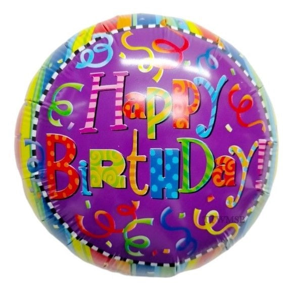 10" Happy Birthday Foil Balloon