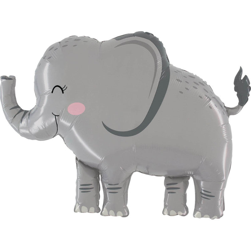 Elephant - Zoo Theme Foil Balloon