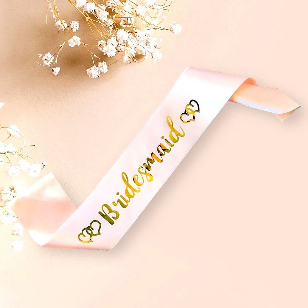 Bachelor Bride's Maid Sash