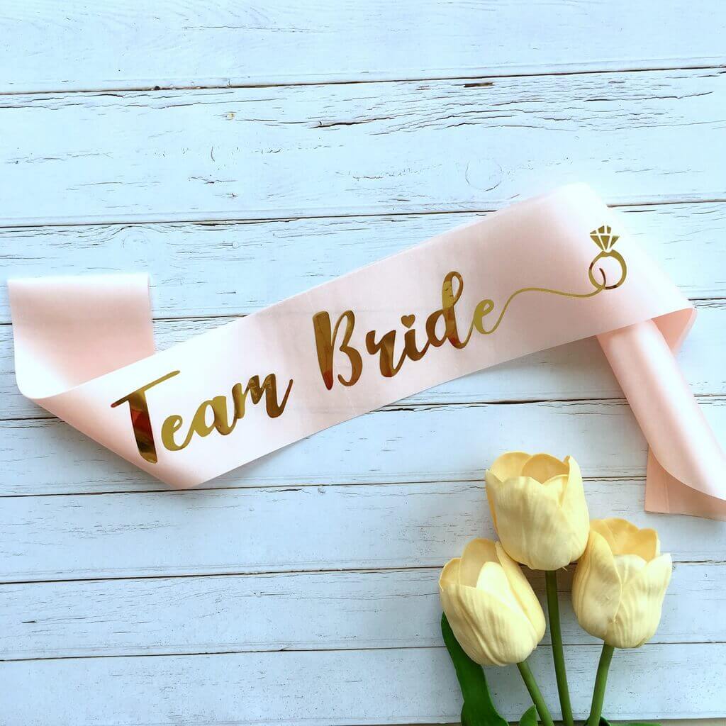 Bachelor Team Bride Sash