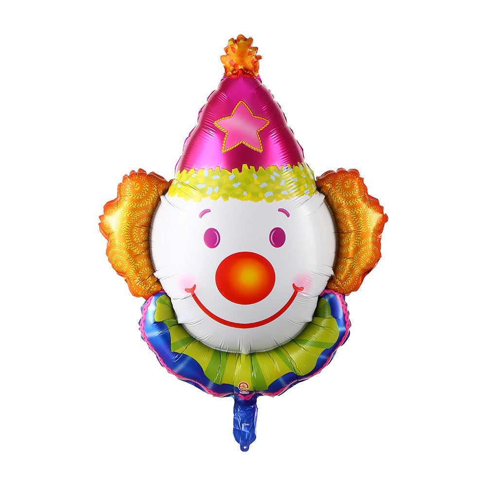 31" Clown Head Foil Balloon