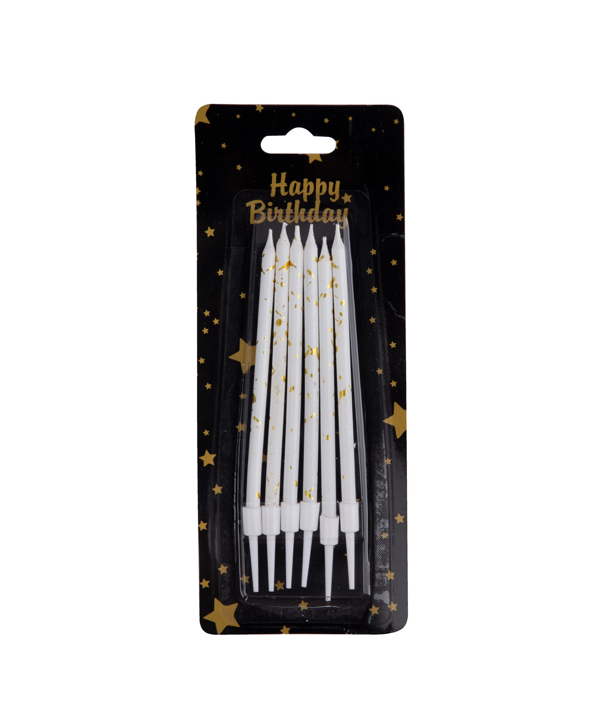 Glitter Birthday Cake Candles 6 Pieces