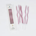 Curvy Spiral Cake Candles 6 Pieces
