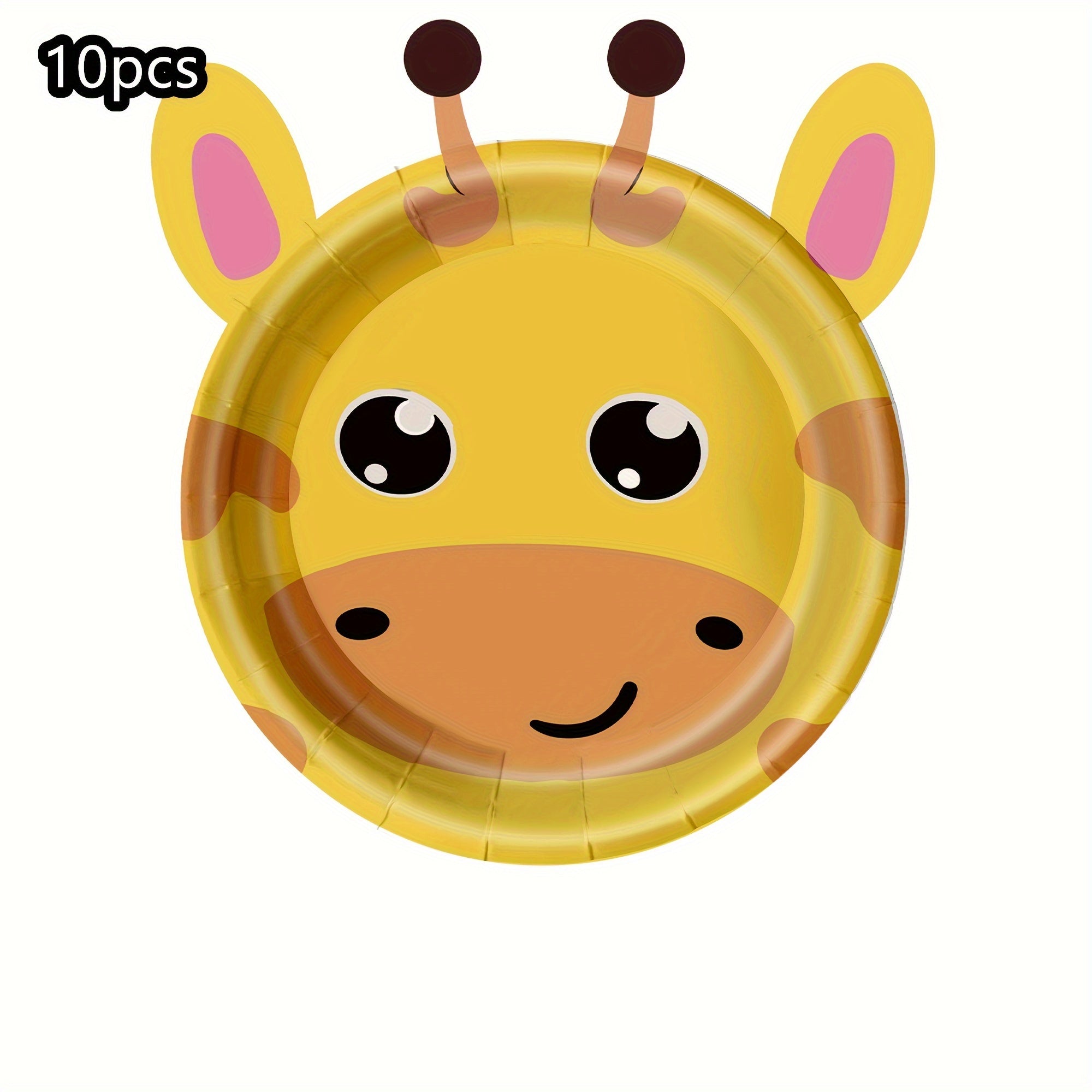Jungle Animals Disposable Paper Plates