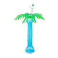 12oz. Palm Tree Plastic Cup with Straw