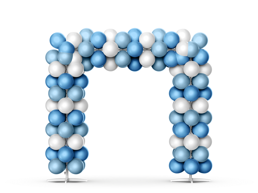 Customized Balloon Squared Arch
