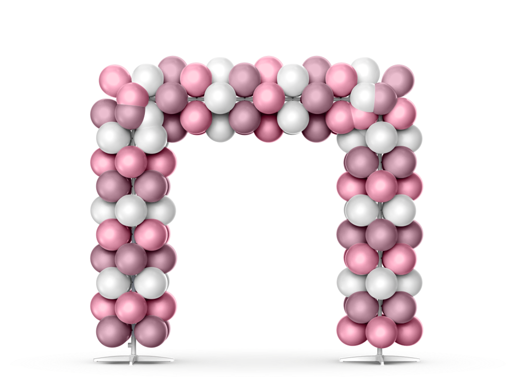 Customized Balloon Squared Arch