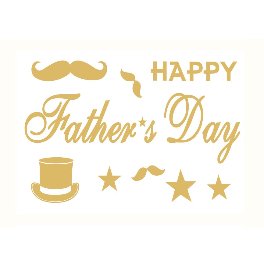 12pcs Happy Fathers Day Stickers