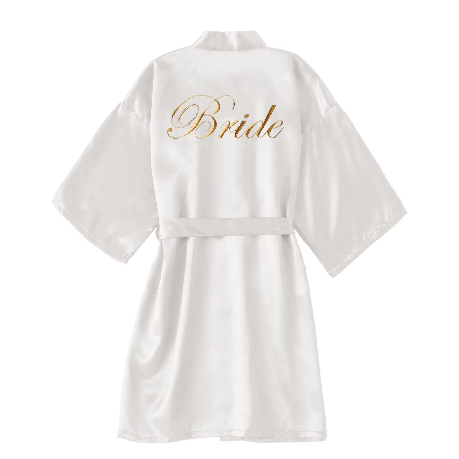 Bride Robe Kimono Satin