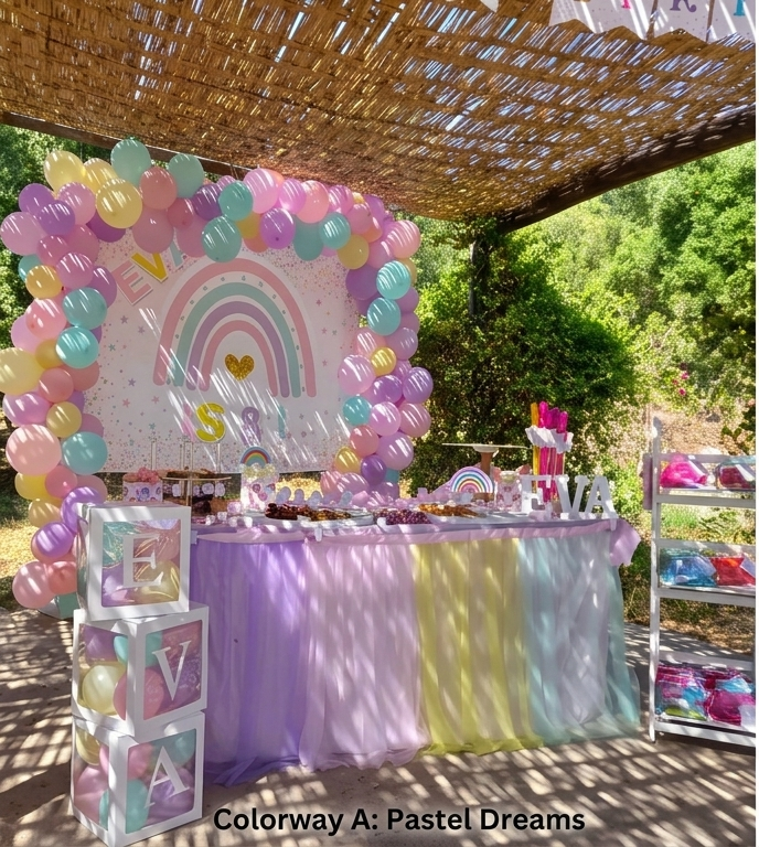 Pastel Theme Custom Birthday