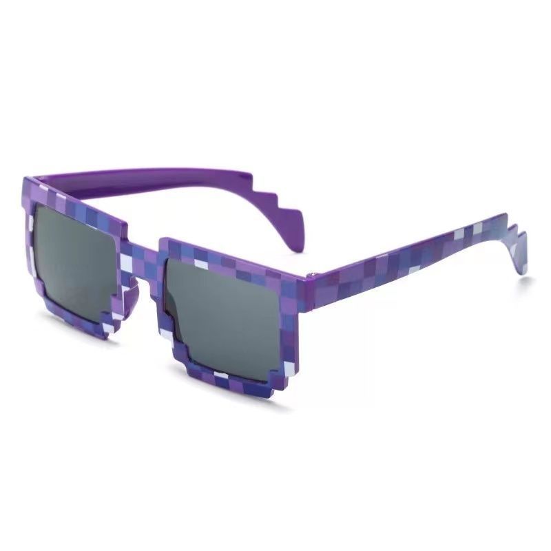 Block Pixel 8-Bit Party Sunglasses