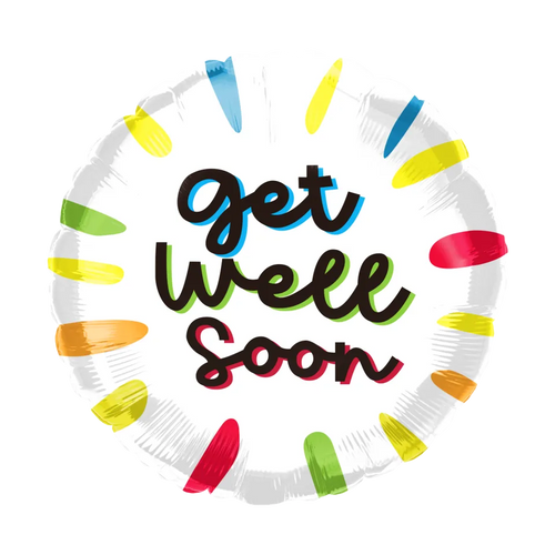 10" Get Well Soon Foil Balloon