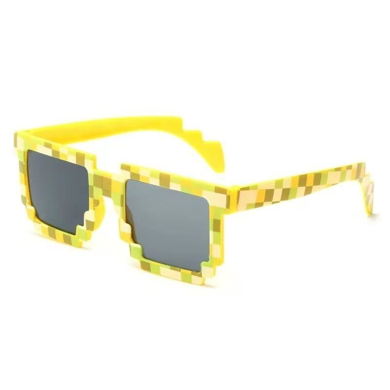 Block Pixel 8-Bit Party Sunglasses