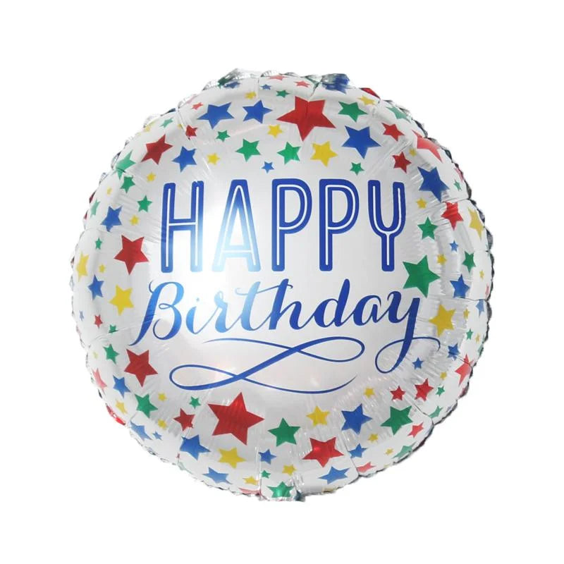 18" Happy Birthday Foil Balloon