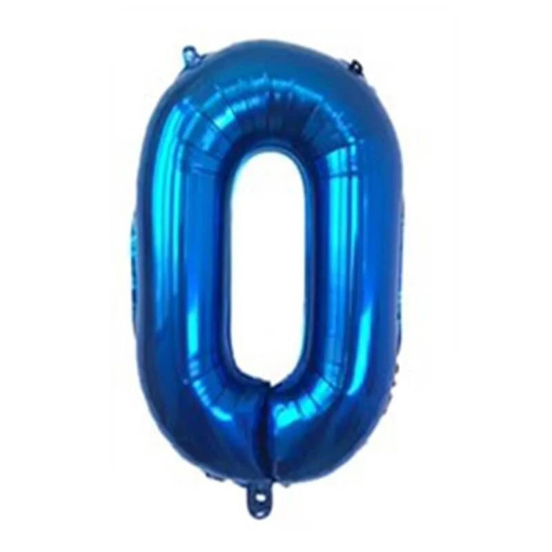 34" Numbers - Blue