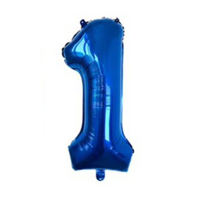34" Numbers - Blue