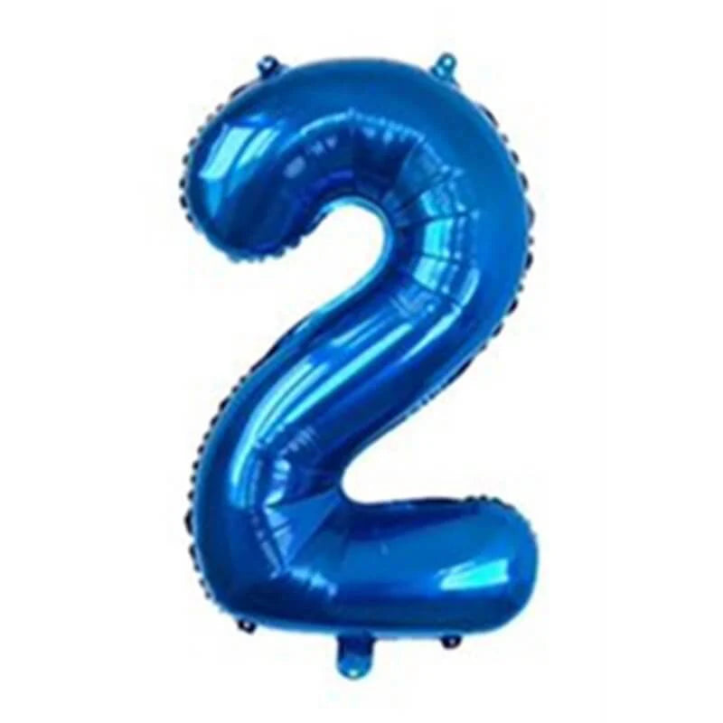 34" Numbers - Blue
