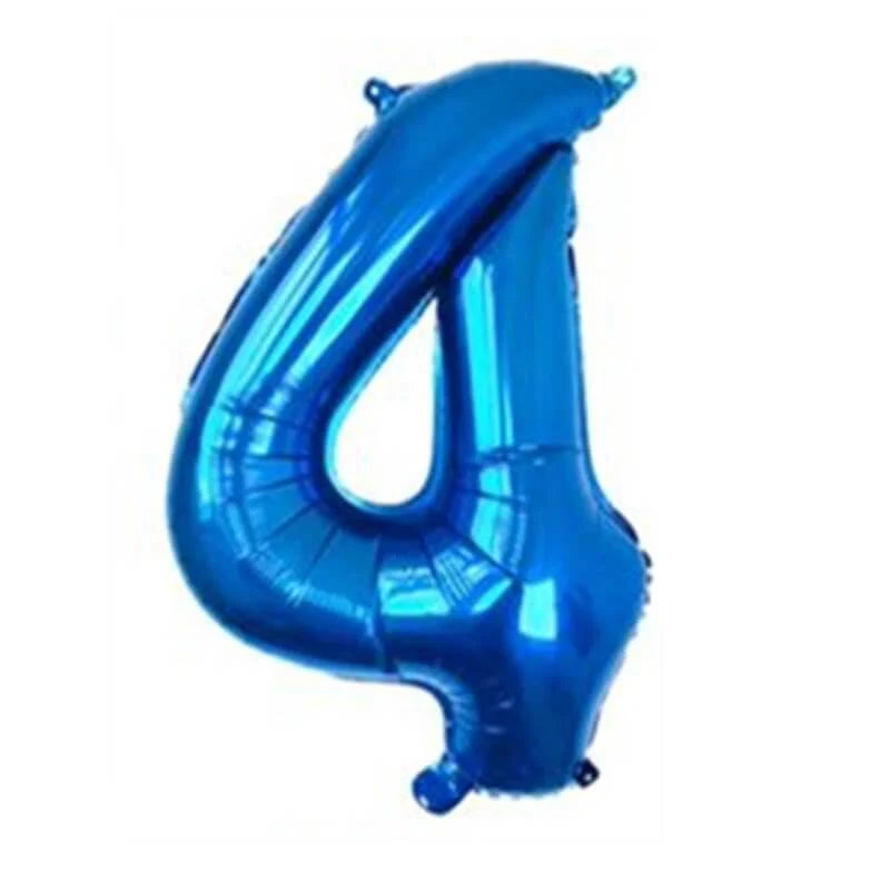 34" Numbers - Blue