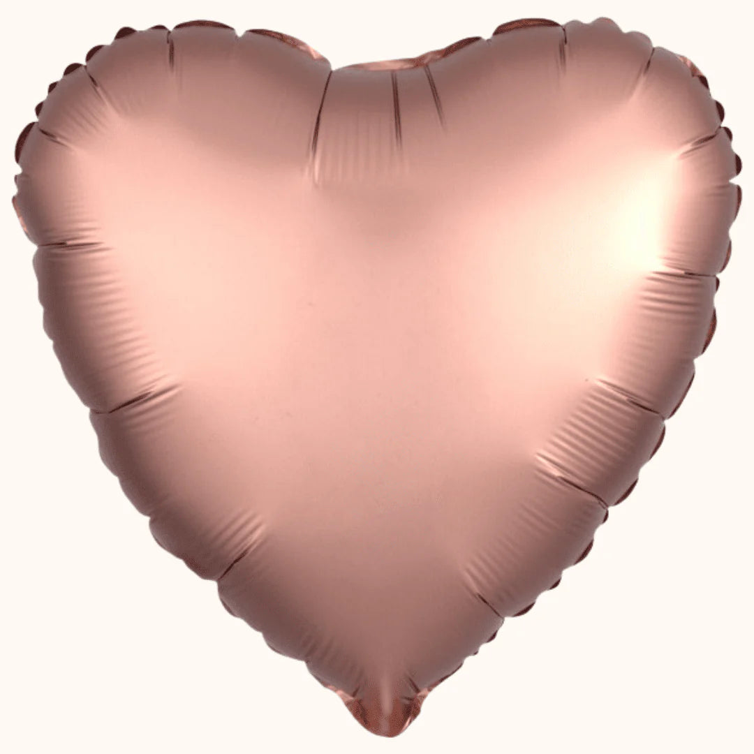 18" Pink Pastel Heart Shaped Foil Balloon