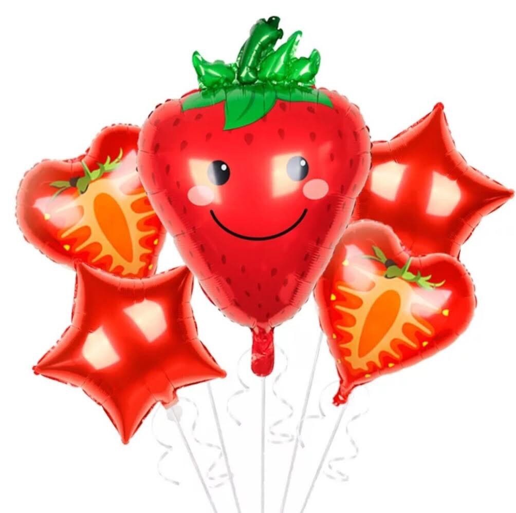 Fruits Theme Foil Balloon Set