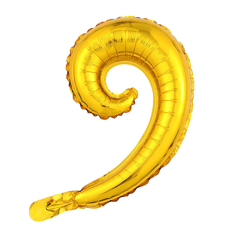 17" Spiral Wave Foil Balloon