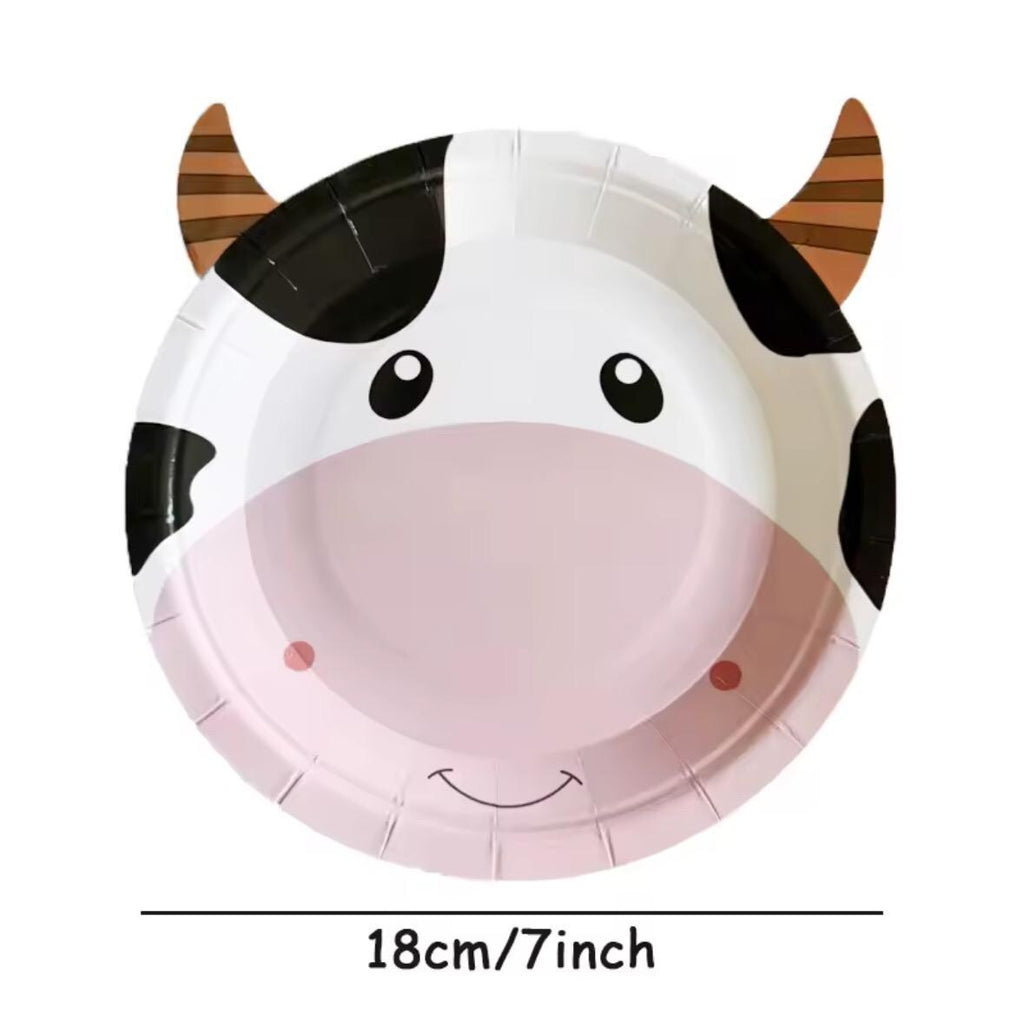Farm Animals Disposable Paper Plates