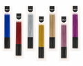 Candela Metallic Birthday Cake Candles with Black Holders