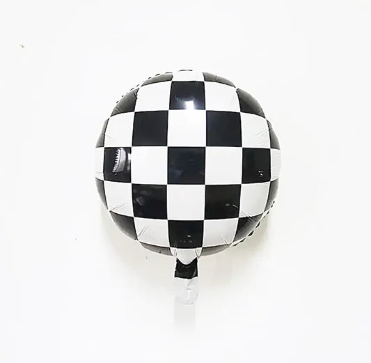 Racing Flag Foil Balloon