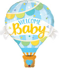 31" Welcome Baby Hot Air Balloon