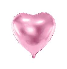 10" Pastel Heart Shaped Foil Balloon