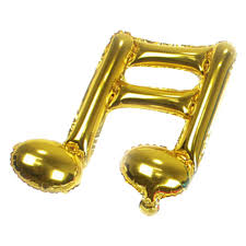 16" Music Note Foil Balloon