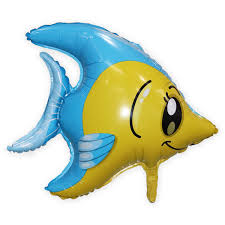 Cartoon Ocean World Animal Foil Balloons