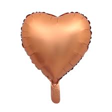 18" Chrome Heart Foil Balloon