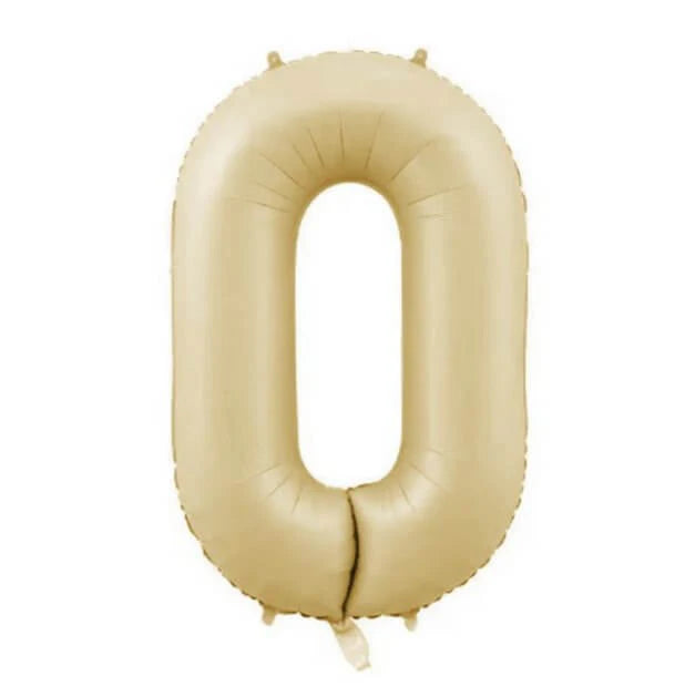 34" Numbers - Beige