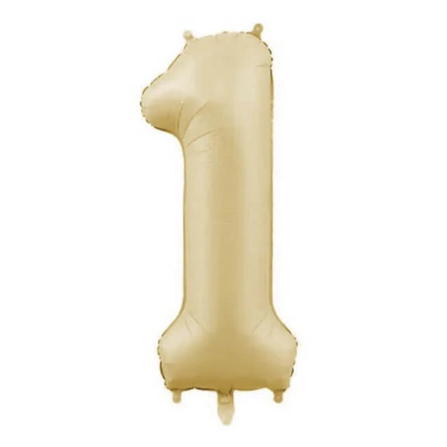 34" Numbers - Beige