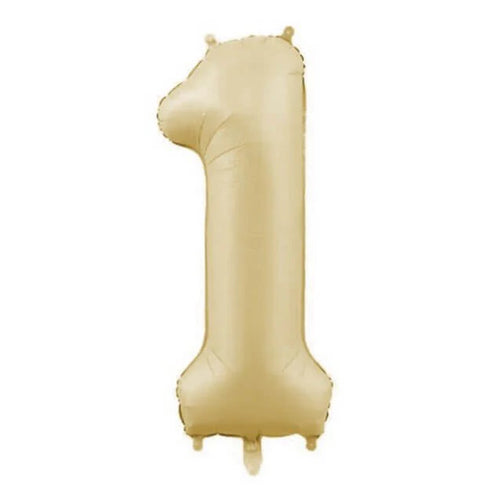 34" Numbers - Beige