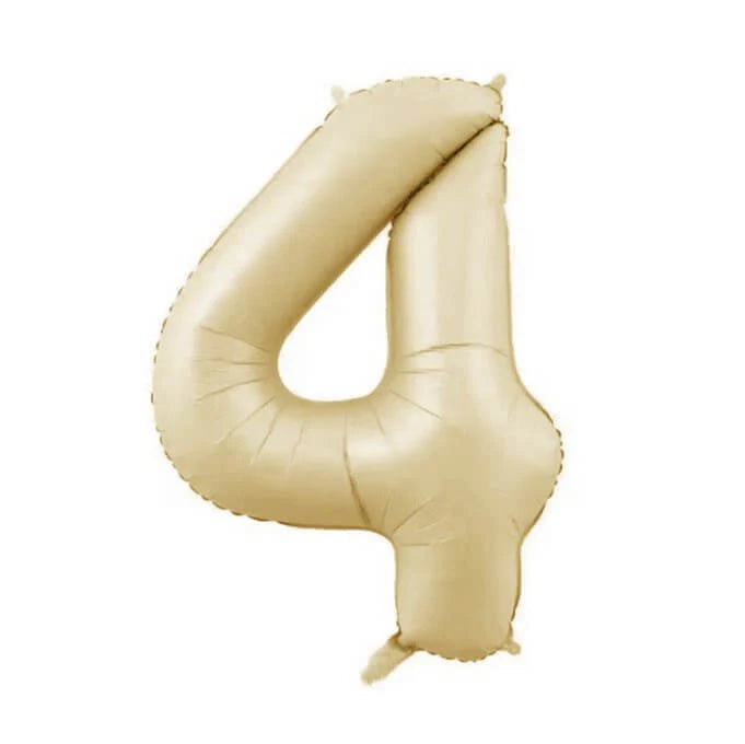 34" Numbers - Beige