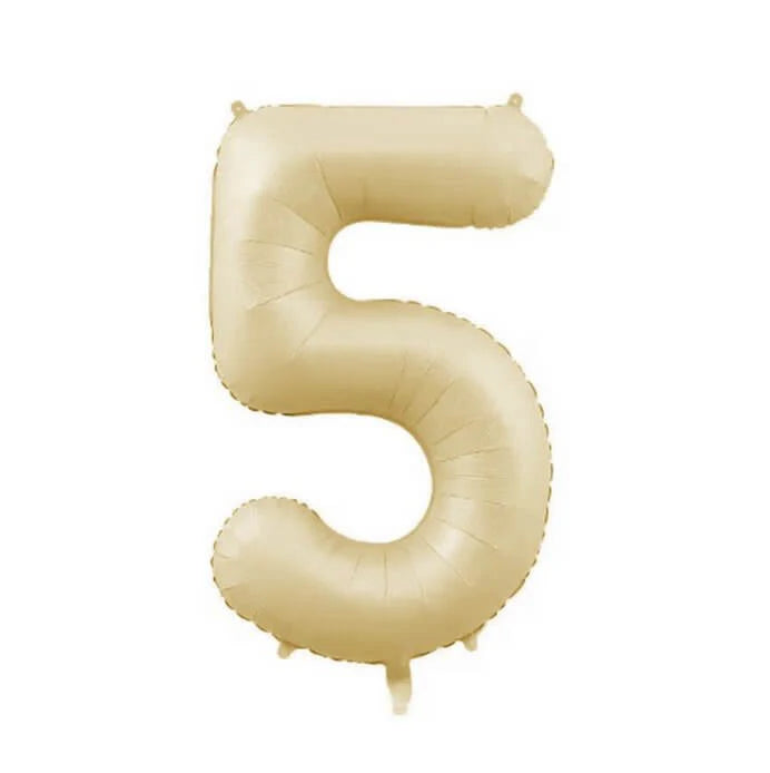 34" Numbers - Beige
