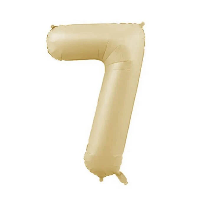 34" Numbers - Beige