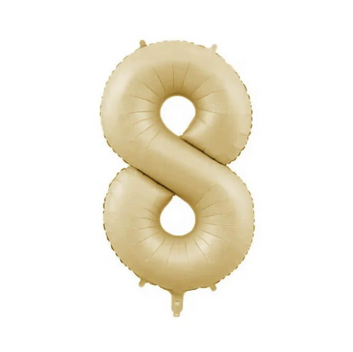 34" Numbers - Beige